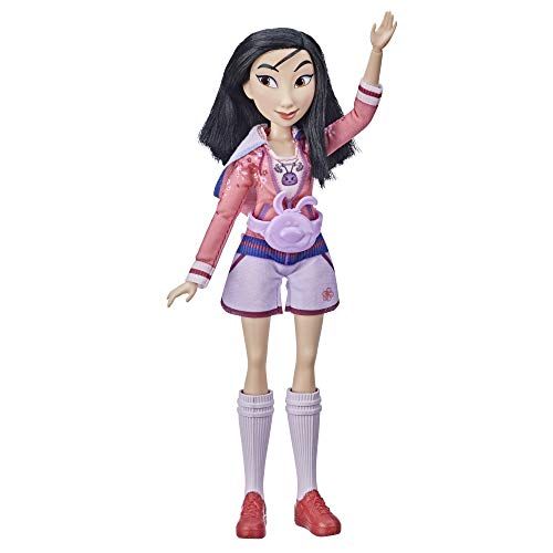 디즈니 Disney Princess Comfy Squad Mulan Fashion Doll, Toy Inspired by Disney’s Ralph Breaks The Internet, Casual Outfit Doll, Girls 5 and Up , White