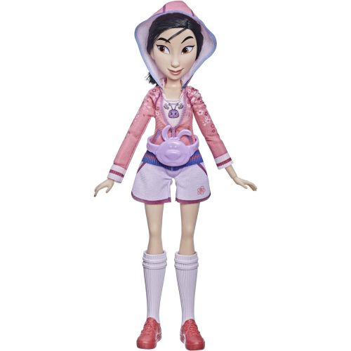 디즈니 Disney Princess Comfy Squad Mulan Fashion Doll, Toy Inspired by Disney’s Ralph Breaks The Internet, Casual Outfit Doll, Girls 5 and Up , White