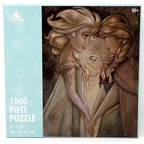 디즈니 Disney Parks Exclusive Jigsaw Puzzle Frozen with Elsa, Anna and Olfa 1000 Pieces