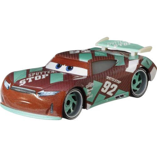 디즈니 Disney Cars Sheldon Shifter, Miniature, Collectible Racecar Automobile Toys Based on Cars Movies, for Kids Age 3 and Older, Multicolor