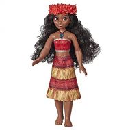 Disney Princess Musical Moana Fashion Doll with Shell Necklace, Sings How Far Ill Go, Toy for 3 Year Olds & Up , Brown