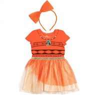 Disney Princess Moana Short Sleeve Costume Gown & Headband Set