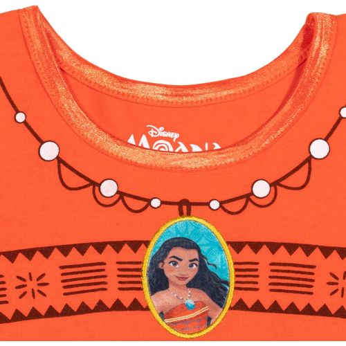 디즈니 Disney Princess Moana Short Sleeve Costume Gown & Headband Set