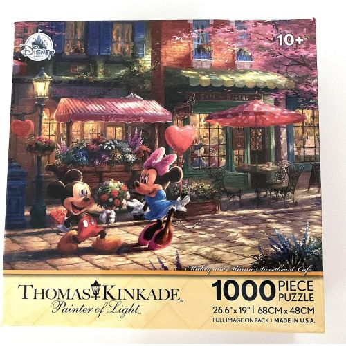 디즈니 Disney Parks Kinkade Mickey Minnie Sweetheart Cafe 1000 piece Jigsaw Puzzle