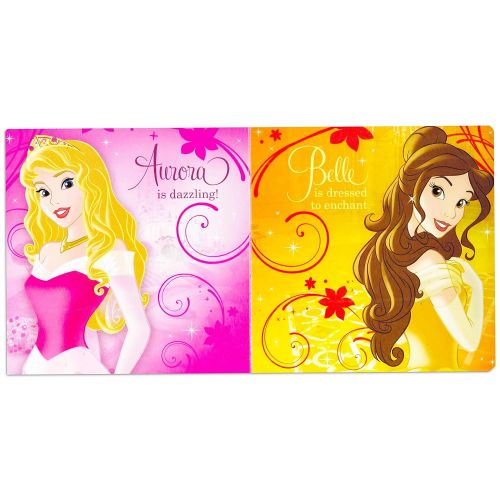디즈니 Disney Princess Board Books Super Set ~ 7 Pack Disney Princess and Disney Frozen Books for Toddlers