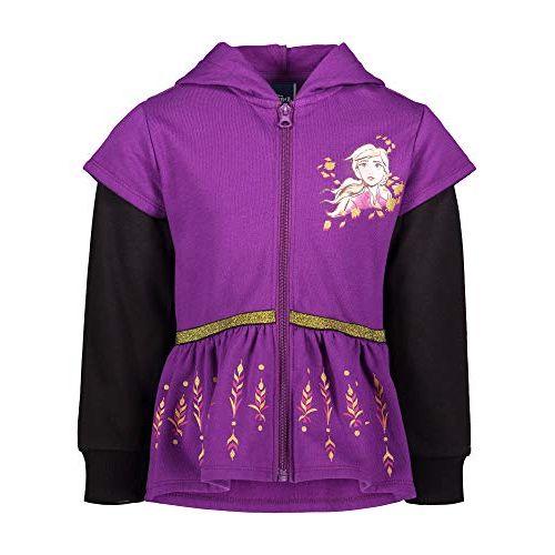 디즈니 Disney Frozen Queen Elsa Princess Anna Girls Costume Hoodie Blue