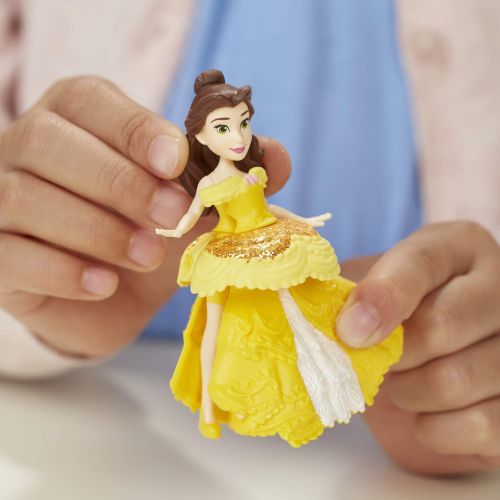 디즈니 Disney Princess Royal Chambers Playset and Belle Doll, Royal Clips Fashion, One Clip Skirt
