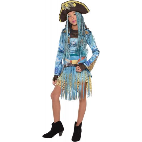 디즈니 Disney Descendants Costume Evie Mal Pirate Uma Girls Dress Up Halloween