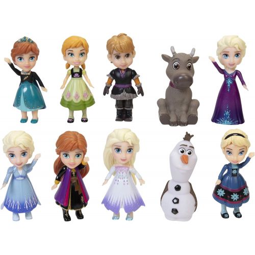 디즈니 Disney Frozen 2 Arendelle Kids Halloween Hide and Seek Game with 10 Dolls