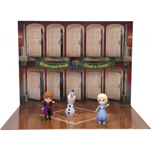 디즈니 Disney Frozen 2 Arendelle Kids Halloween Hide and Seek Game with 10 Dolls