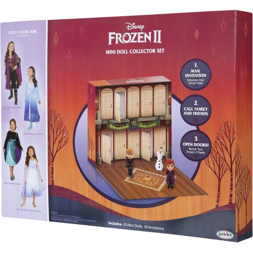 디즈니 Disney Frozen 2 Arendelle Kids Halloween Hide and Seek Game with 10 Dolls