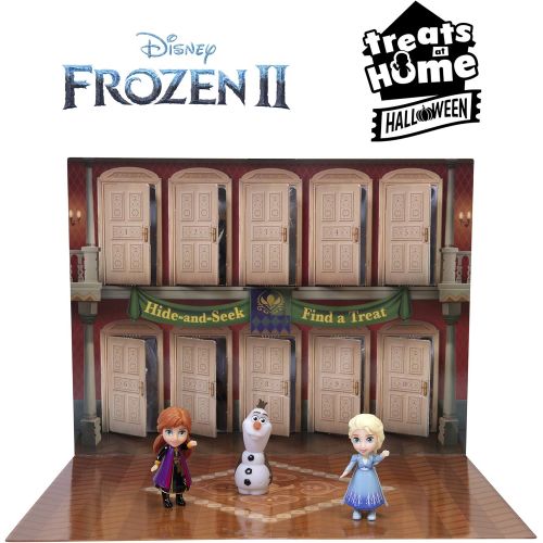 디즈니 Disney Frozen 2 Arendelle Kids Halloween Hide and Seek Game with 10 Dolls