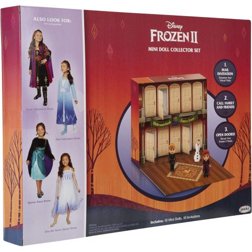 디즈니 Disney Frozen 2 Arendelle Kids Halloween Hide and Seek Game with 10 Dolls