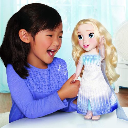 디즈니 Disney Frozen 2 Feature Elsa Doll Watch as Elsas Lips Move as she Sings!