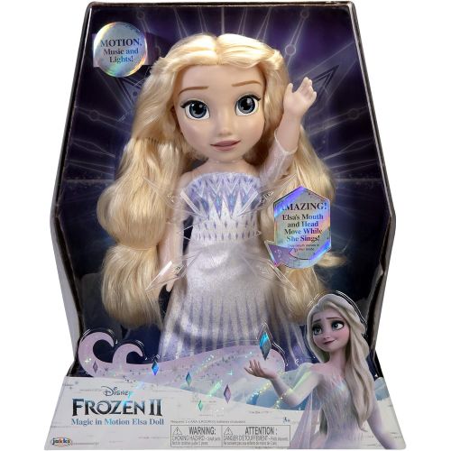 디즈니 Disney Frozen 2 Feature Elsa Doll Watch as Elsas Lips Move as she Sings!