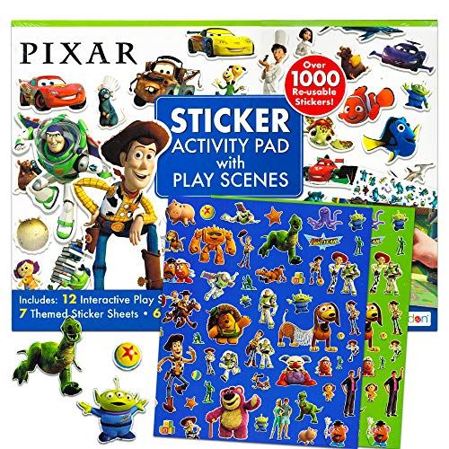 디즈니 Disney Pixar Ultimate Sticker Activity Pad ~ Over 1000 Pixar Stickers Featuring Cars, Finding Nemo, Toy Story, Monsters Inc. and More!