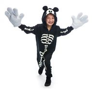Disney Mickey Mouse Glow in The Dark Skeleton Costume for Boys