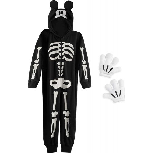 디즈니 Disney Mickey Mouse Glow in The Dark Skeleton Costume for Boys