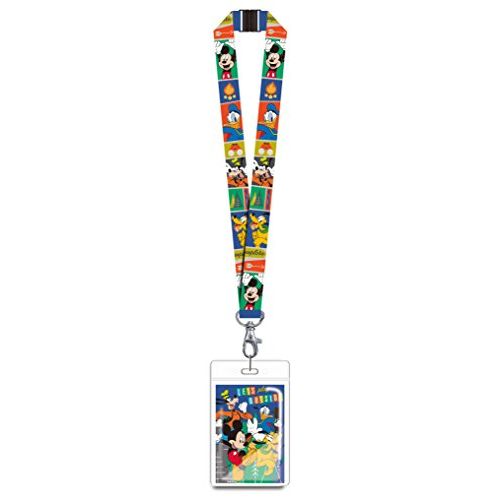 디즈니 Disney 85927 Mickey & Gang Lanyard Novelty and Amusement Toys , Blue