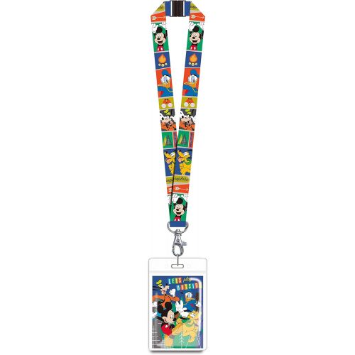 디즈니 Disney 85927 Mickey & Gang Lanyard Novelty and Amusement Toys , Blue