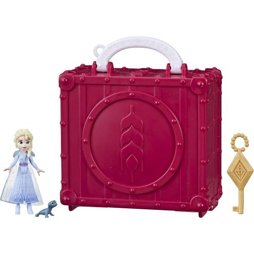 디즈니 Disney Frozen Pop Adventures Enchanted Forest Set Pop Up Playset with Handle, Including Elsa Doll, Toy Inspired 2 Movie