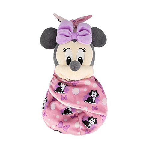 디즈니 Disney Parks Baby Minnie Mouse in a Pouch Blanket Plush Doll