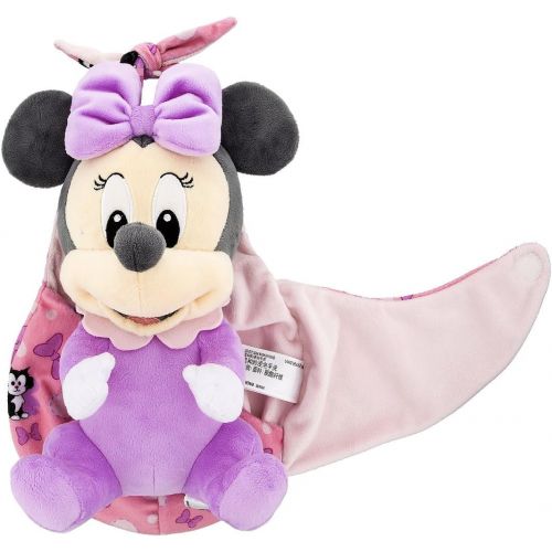 디즈니 Disney Parks Baby Minnie Mouse in a Pouch Blanket Plush Doll