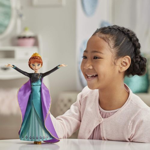 디즈니 Disney Frozen Musical Adventure Anna Singing Doll, Sings Some Things Never Change Song from 2 Movie, Anna Toy for Kids