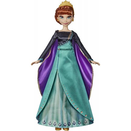 디즈니 Disney Frozen Musical Adventure Anna Singing Doll, Sings Some Things Never Change Song from 2 Movie, Anna Toy for Kids