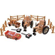 Disney Parks Exclusive Cars Tractor Tipping Playset with Mater and Lightning McQueen