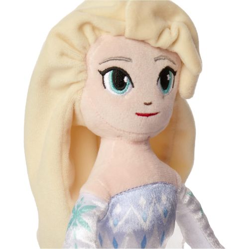 디즈니 Disney Frozen 2 Fabulous Elsa Character Pillow and Fleece Throw Blanket Set, 40 x 50