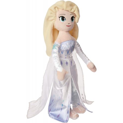 디즈니 Disney Frozen 2 Fabulous Elsa Character Pillow and Fleece Throw Blanket Set, 40 x 50