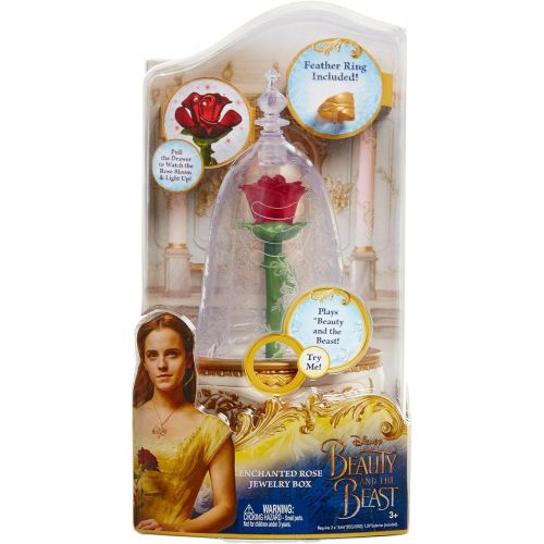 디즈니 Disney Beauty & The Beast Live Action Enchanted Rose Jewelry Box Toy