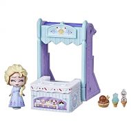 Disney Frozen 2 Twirlabouts Series 1 Elsa Sled to Shop Playset, Includes Elsa Doll and Accessories, Toy for Kids 3 and Up