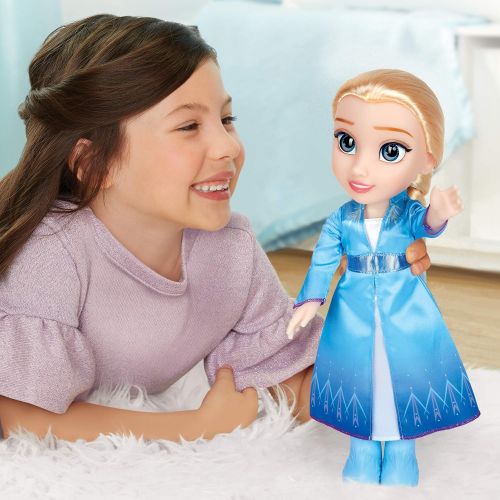 디즈니 Disney Frozen 2 Elsa Travel Doll 14 Inches Tall