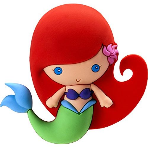 디즈니 Disney The Little Mermaid Ariel 3D Magnet Character Magnet,Multi colored,3