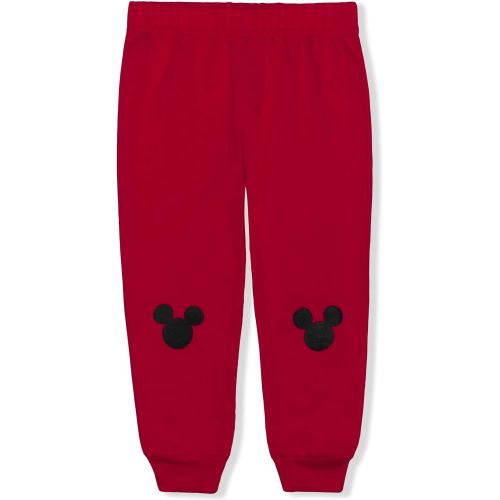 디즈니 Disney Mickey Mouse Boys 3 Piece T Shirt and Jogger Pant Set