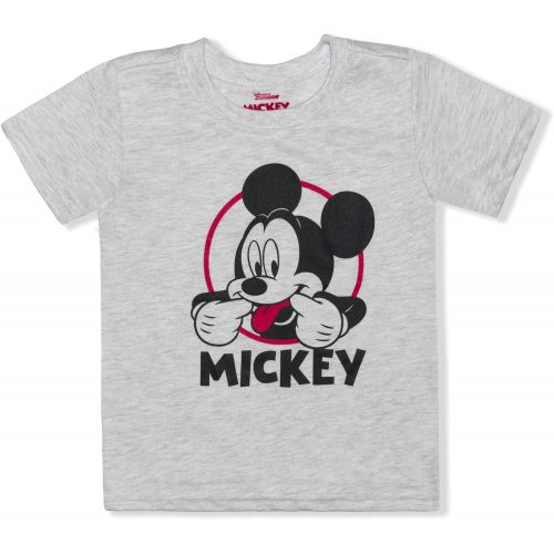 디즈니 Disney Mickey Mouse Boys 3 Piece T Shirt and Jogger Pant Set