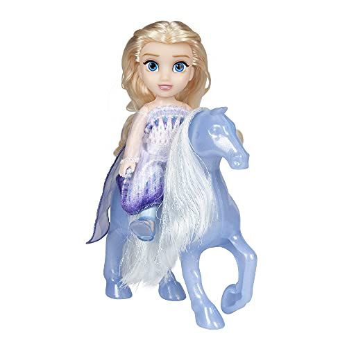 디즈니 Disney Frozen Elsa Doll Petite Snow Queen & Water Nokk Horse Gift Set