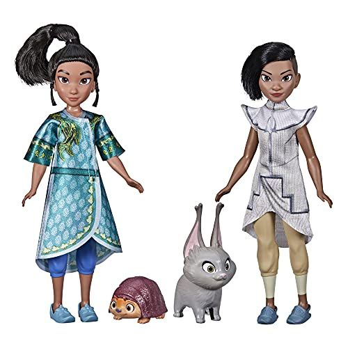 디즈니 Disney Princess Disneys Raya and The Last Dragon Young Raya and Namaari Fashion Dolls 2 Pack, Fashion Doll Clothes, Toy for Kids 3 and up