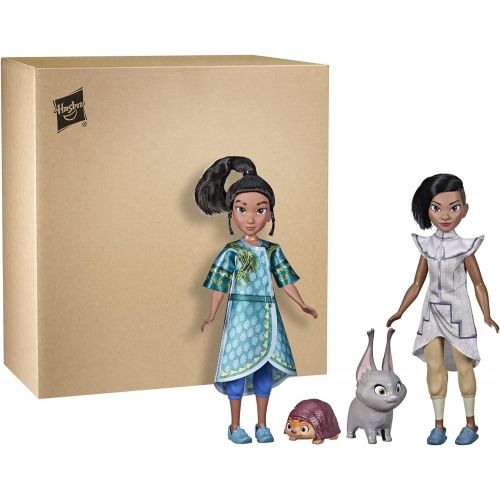 디즈니 Disney Princess Disneys Raya and The Last Dragon Young Raya and Namaari Fashion Dolls 2 Pack, Fashion Doll Clothes, Toy for Kids 3 and up