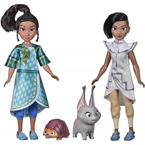 디즈니 Disney Princess Disneys Raya and The Last Dragon Young Raya and Namaari Fashion Dolls 2 Pack, Fashion Doll Clothes, Toy for Kids 3 and up