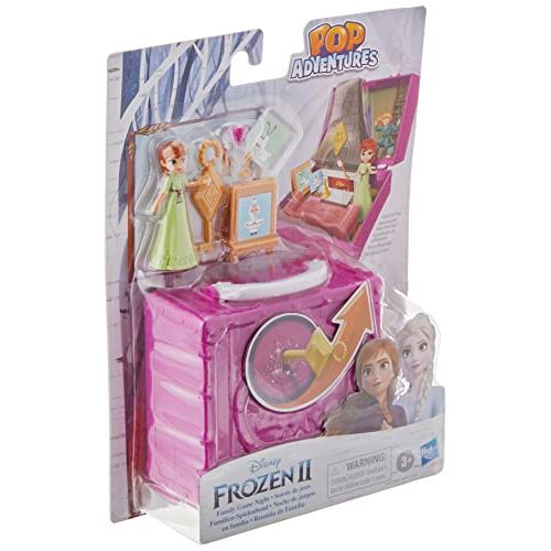 디즈니 Disney Frozen 2 Pop Adventures Family Game Night Pop Up Playset with Handle, Including Anna Doll, Toy Inspired 2