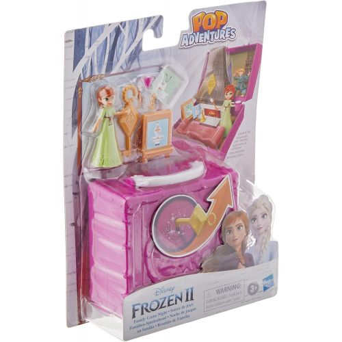 디즈니 Disney Frozen 2 Pop Adventures Family Game Night Pop Up Playset with Handle, Including Anna Doll, Toy Inspired 2