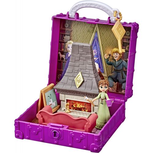 디즈니 Disney Frozen 2 Pop Adventures Family Game Night Pop Up Playset with Handle, Including Anna Doll, Toy Inspired 2