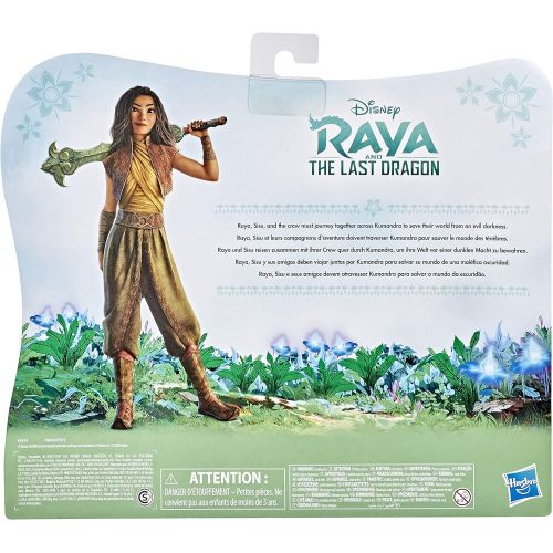 디즈니 Disney Princess Disneys Raya and The Last Dragon Kumandra Story Set, 7 Dolls and Doll Accessories, Raya, Sisu Human, Ongis, Boun, and Sisu, Toy for Kids