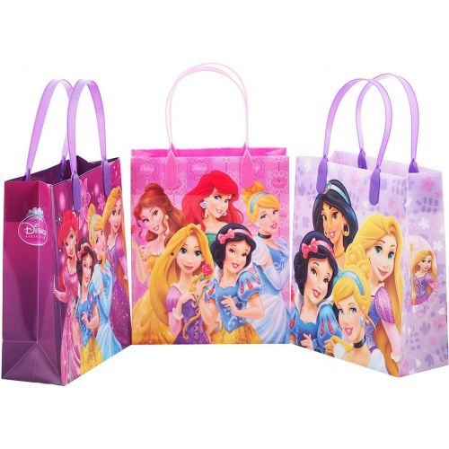 디즈니 Princess Disney 12 Premium Quality Party Favor Reusable Medium Plastic Gift Goodie Bags 8