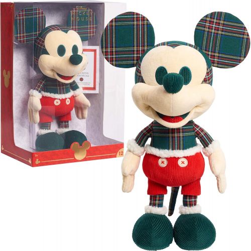 디즈니 Disney Year of the Mouse Collector Plush, Holiday Spirit Mouse Mickey, Amazon Exclusive by Just Play