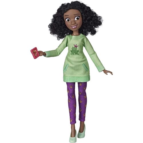 디즈니 Disney Princess Comfy Squad Tiana, Ralph Breaks The Internet Movie Doll with Comfy Clothes and Accessories