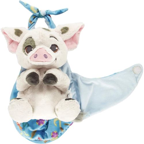 디즈니 Disney Parks Baby Pua Pig From Moana In A Pouch Blanket Plush Doll